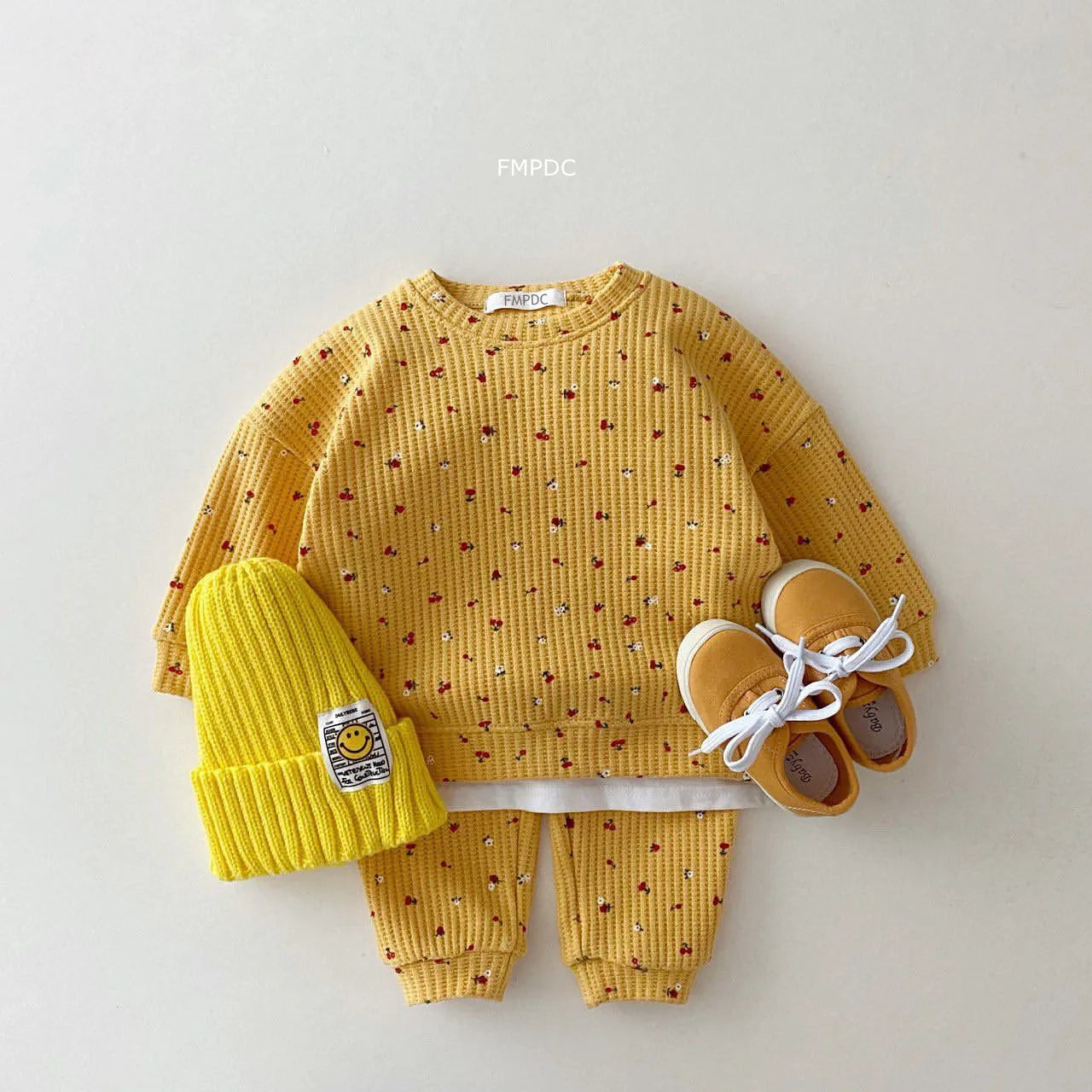 Infant Kids Fruits Print Sweatshirt + Casual Pants 2pcs