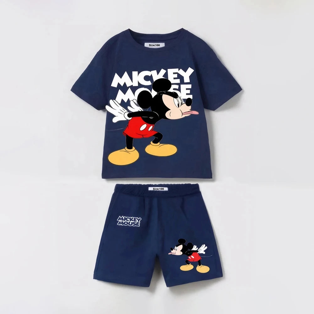 Toddler Boys Two Piece Sets Cute TShirt + Shorts Casual Short Sleeve Shorts Outfits Summer Child Clothing Baby Boy Tracksuits
