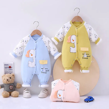 Baby Cotton-padded Jumpsuit