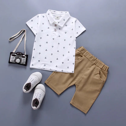 Kids T-shirt+shorts 2pcs Outfit