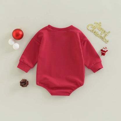 Cartoon Santa Christmas Baby Romper