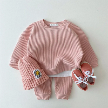 Loose Tracksuit Pullovers Tops+Pants 2PCS Sets