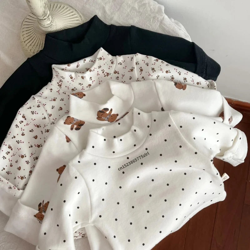 girl's soft Long-Sleeve Turtleneck top