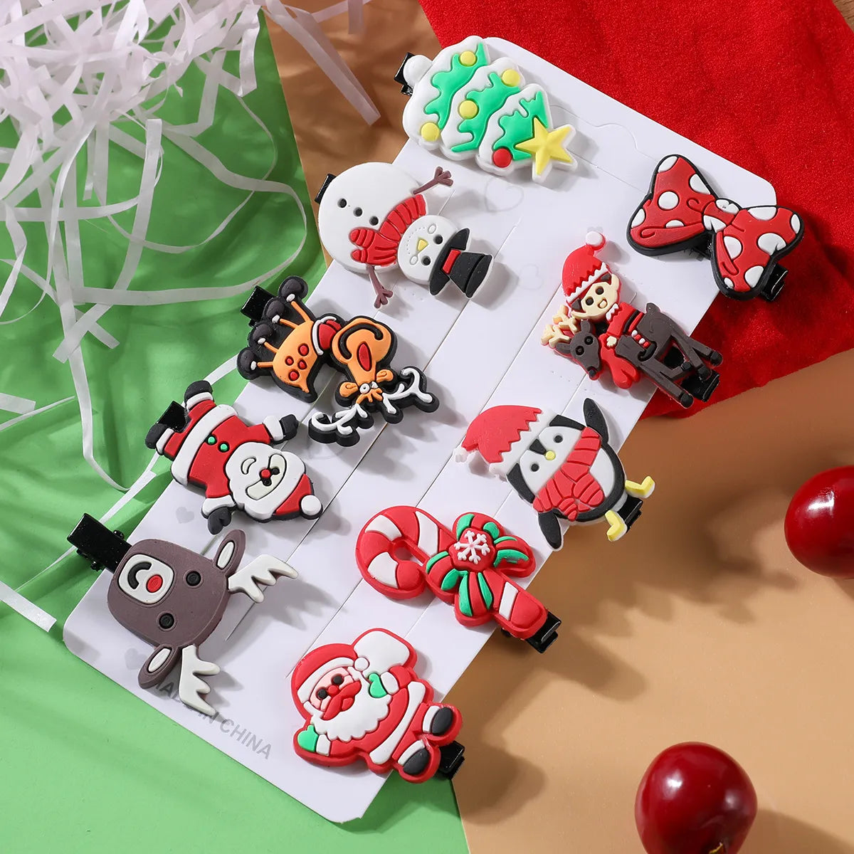 Cute Christmas Hair Clips 10PCS/Set