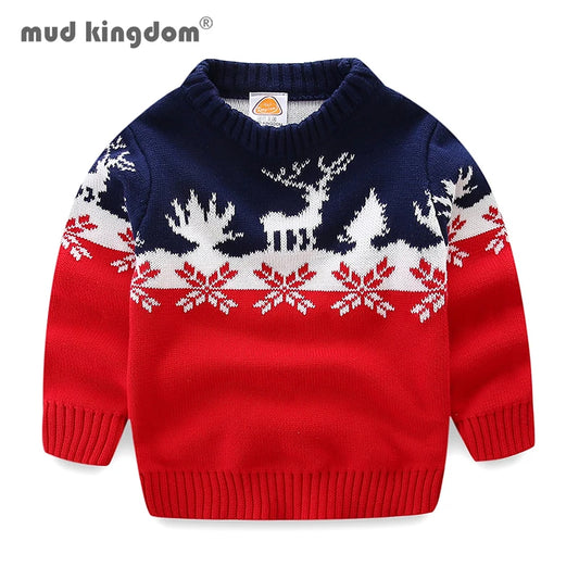 Christmas Sweater Elk Pullover Knit