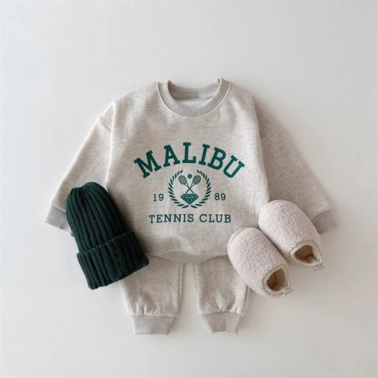 Tracksuit Tops + Pencil Pants 2pcs Infant Cotton Sweatshirt Set