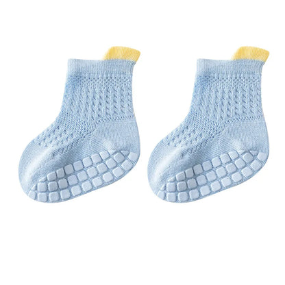 Mesh Thin Short Tube Non Slip Socks