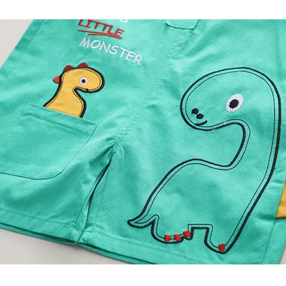 T-Shirt Overalls 2Pcs/Sets