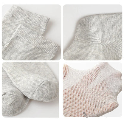 5 Pair Cotton Solid Children Socks