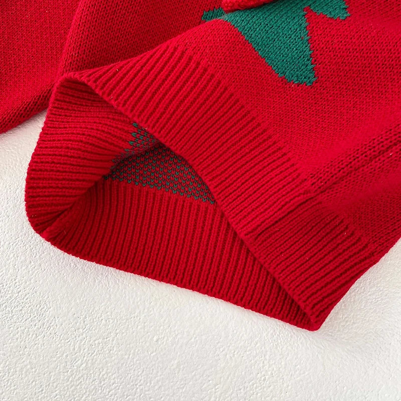 Infant Baby Winter Christmas Tree Baby Sweater