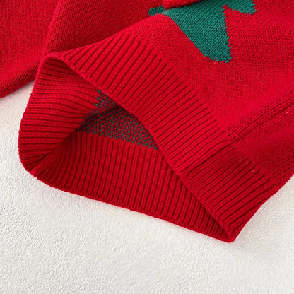 Infant Baby Winter Christmas Tree Baby Sweater