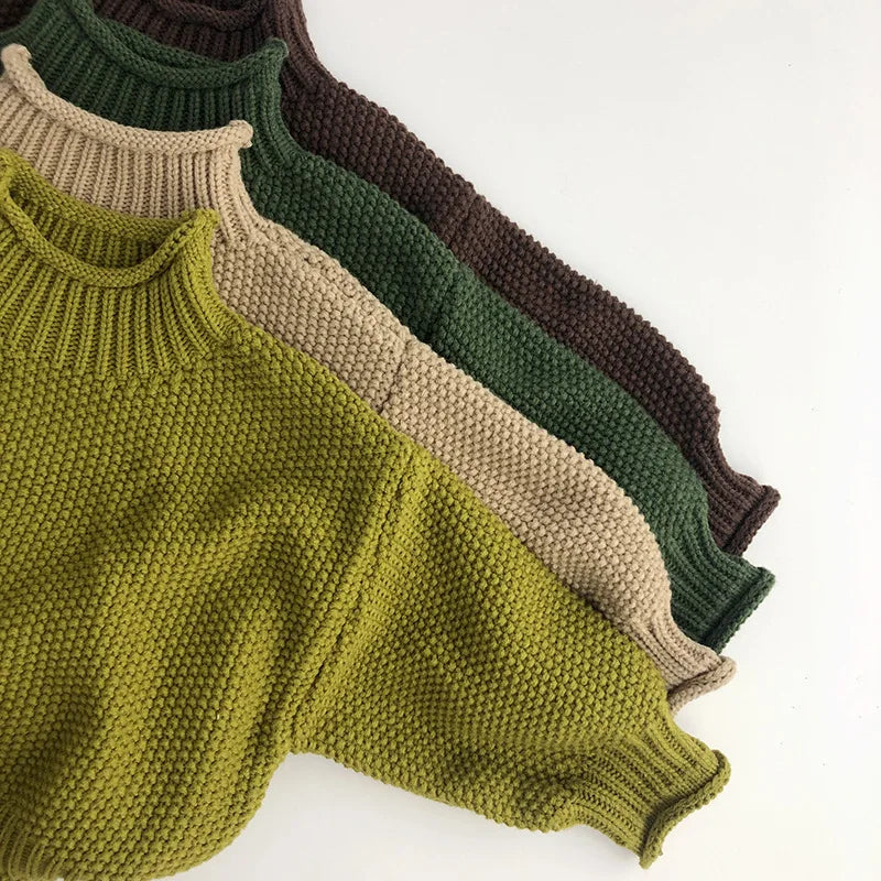 Sweater Vintage Knitwear Turtleneck