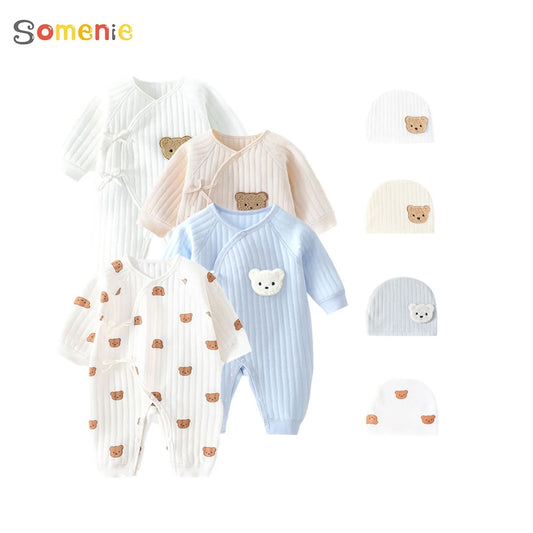Newborn Winter Onesie Clothes Cotton Toddler Home Wear
