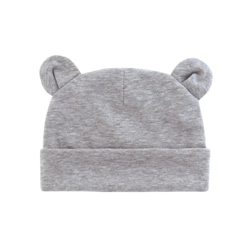 Baby Comfortable Cute Ear Shape Solid Color Hats