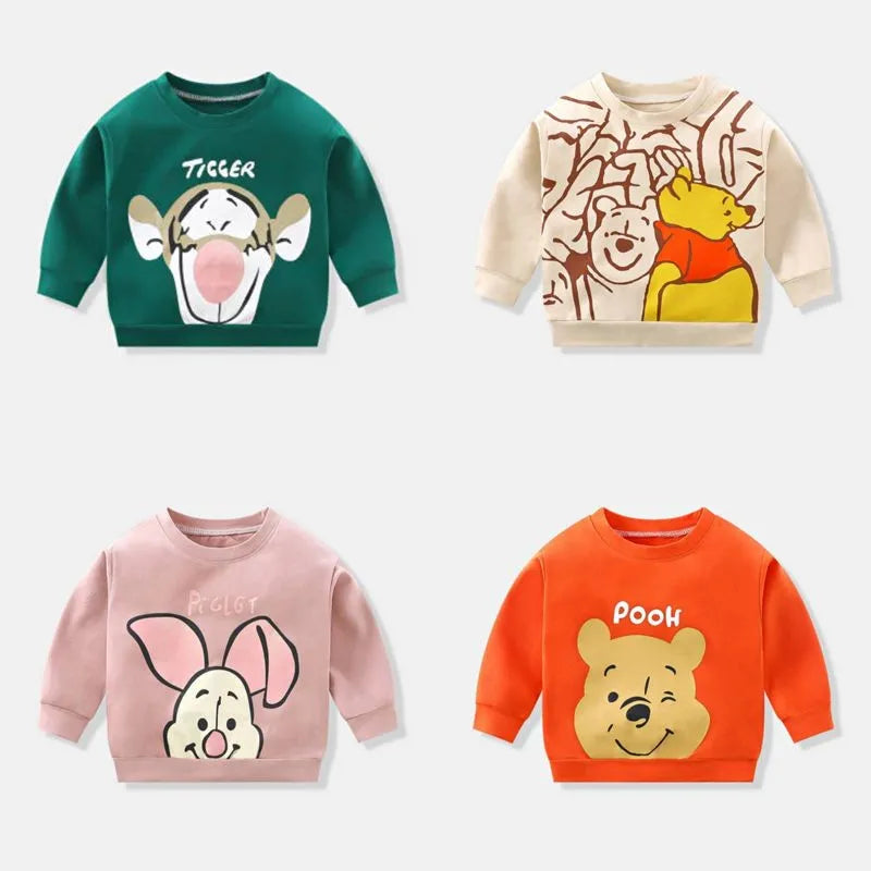 Pullover Cute Cotton Cartoon Tops