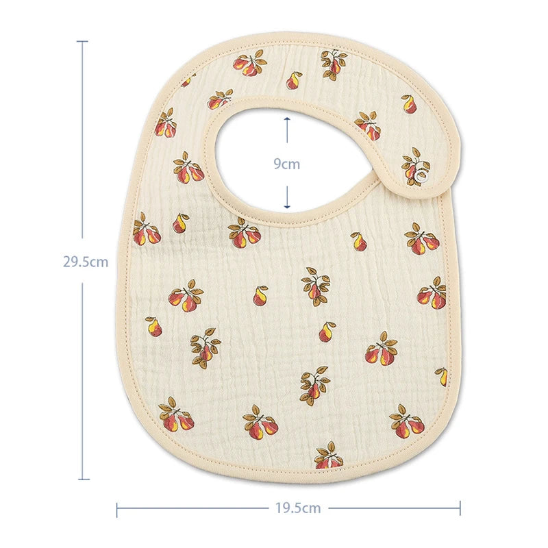 Cotton Waterproof Baby Bibs 2pc