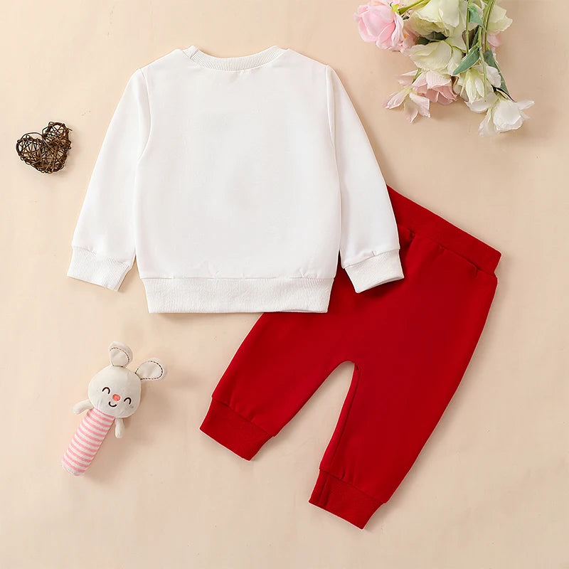 Girl Valentines Day Outfit Daddy is My Valentine Sweatshirt