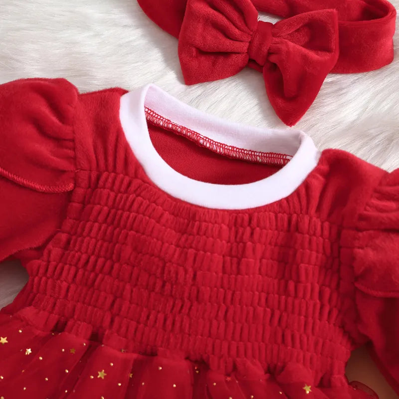 Christmas Girls 2 Piece Romper