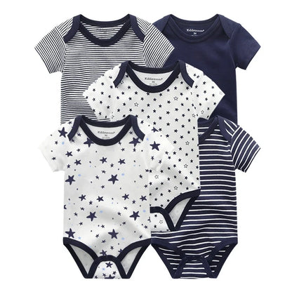 Infant Baby 5 PCs Onesie Set