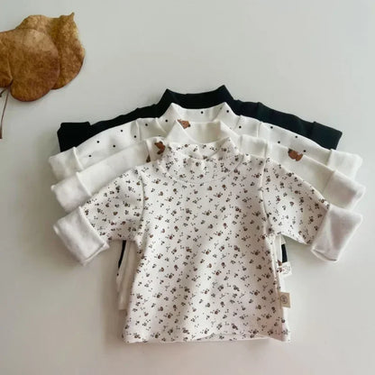girl's soft Long-Sleeve Turtleneck top