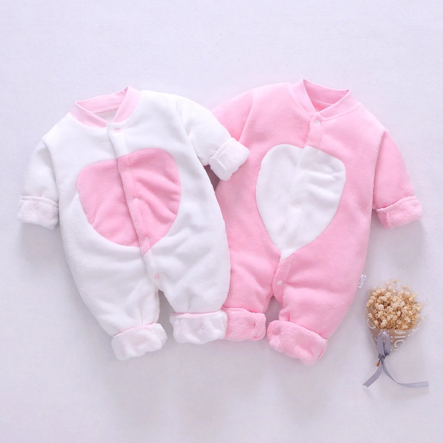 Winter Infant Baby Romper Fleece