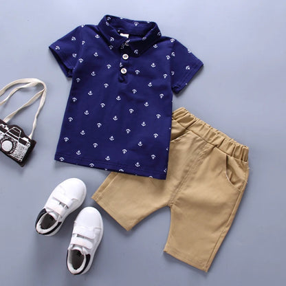 Kids T-shirt+shorts 2pcs Outfit