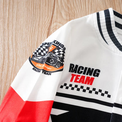 Outdoor Racing romper Clothes Comfortable And Soft For Boys And Girls