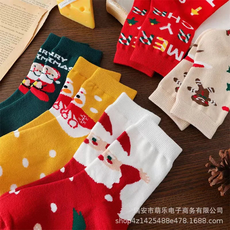 Kids Christmas Socks Santa Clause